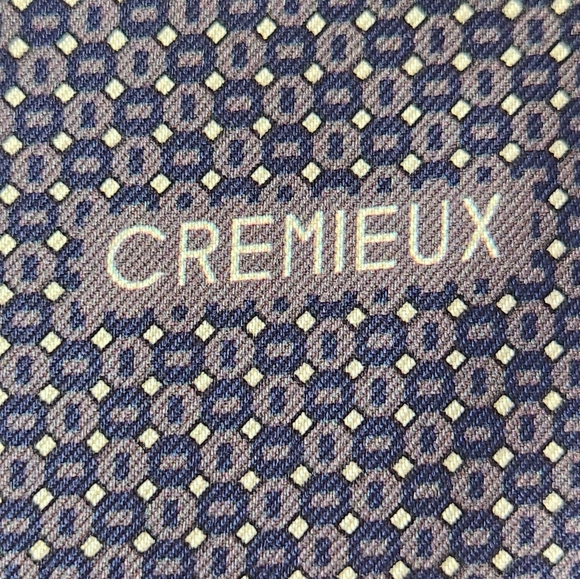 Cremieux square scarf graphite 100%silk foulard micro print hand bag head new$35 - Picture 4 of 9